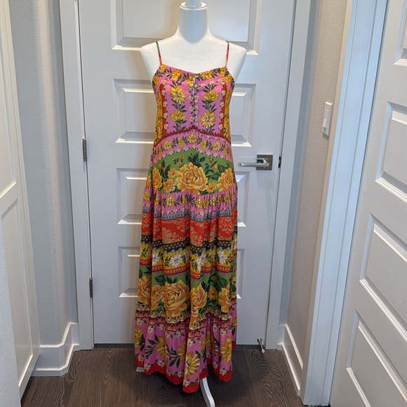 FARM Rio Long Flori Dress Size XS - Picture 5 of 10